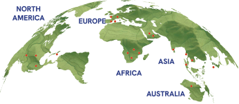 GRB Global Presence Map